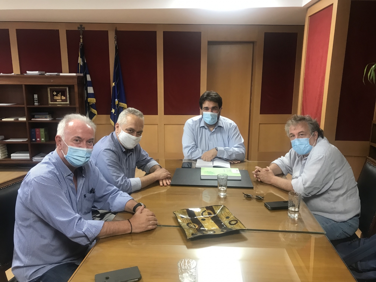 ΕΝΩΣΗ ΙΔΙΟΚΤΗΤΩΝ ΕΠΑΡΧΙΑΚΟΥ ΤΥΠΟΥ – Συνάντηση Ενώσεων Τύπου με τον υφυπουργό παρά τω Πρωθυπουργώ Θ. Λιβάνιο