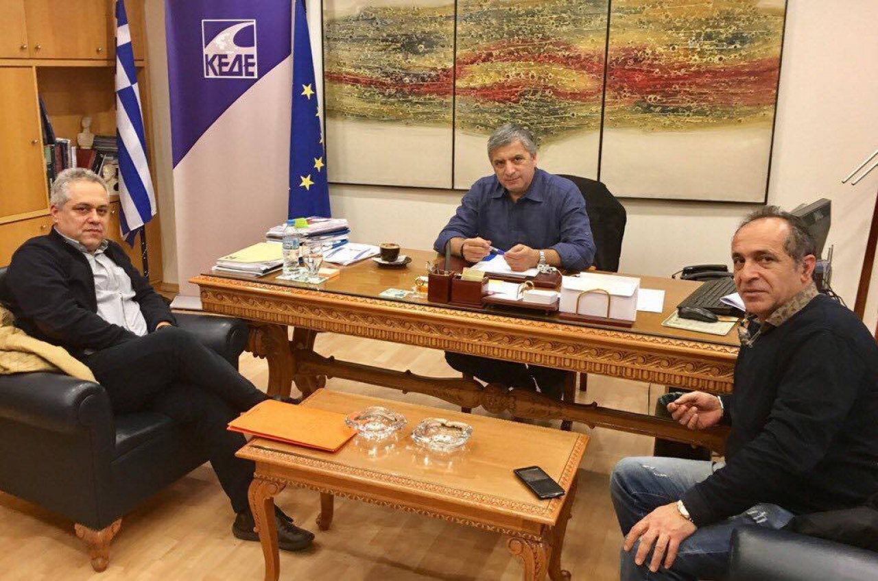 ΕΝΩΣΗ ΙΔΙΟΚΤΗΤΩΝ ΕΠΑΡΧΙΑΚΟΥ ΤΥΠΟΥ – Συνάντηση με τον Πρόεδρο της Κ.Ε.Δ.Ε. κ. Γιώργο Πατούλη